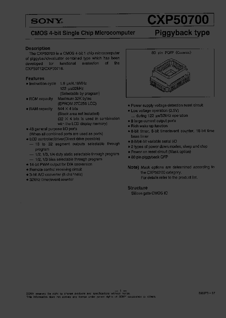 CXP50700-U01_1043339.PDF Datasheet