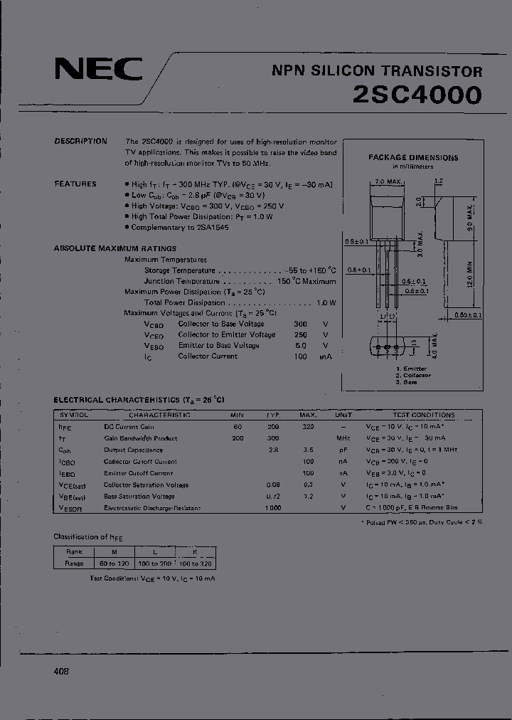 2SC4000M_1043910.PDF Datasheet