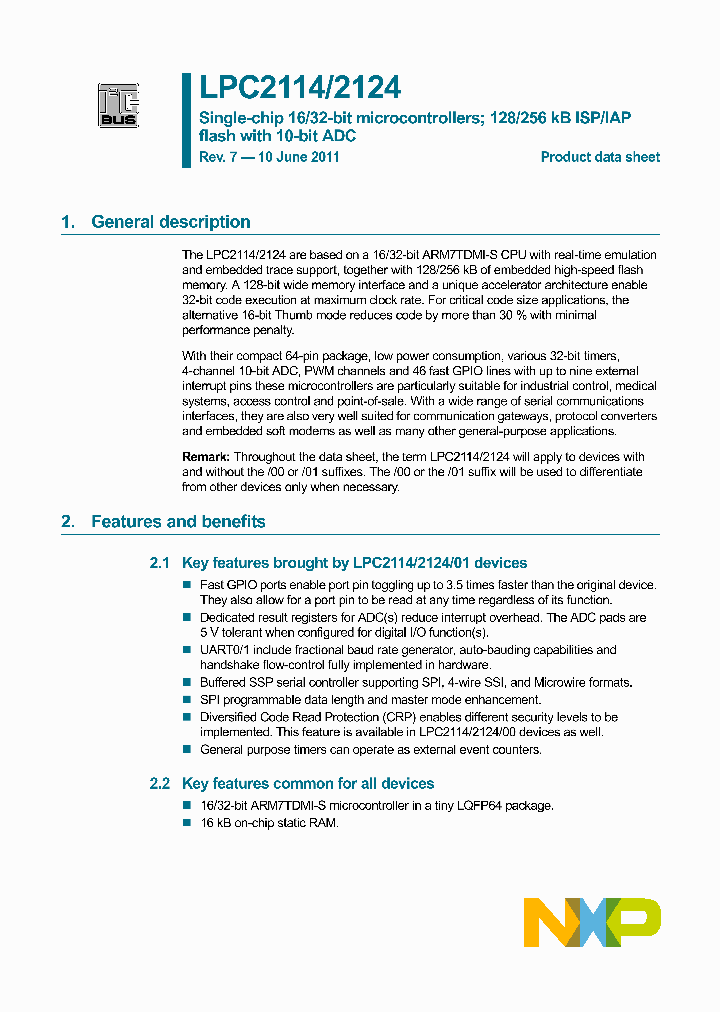 LPC2114FBD01_1648529.PDF Datasheet