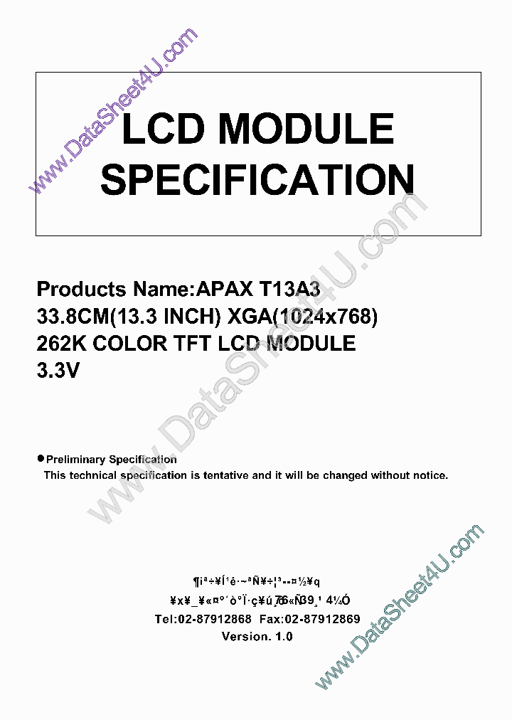 APAXT13A3_1649344.PDF Datasheet