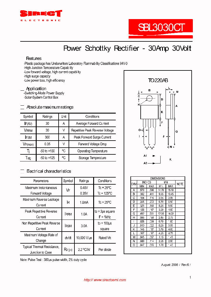 SBL3030CT_1650016.PDF Datasheet