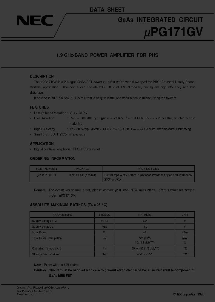 UPG171GV-E1_1052572.PDF Datasheet