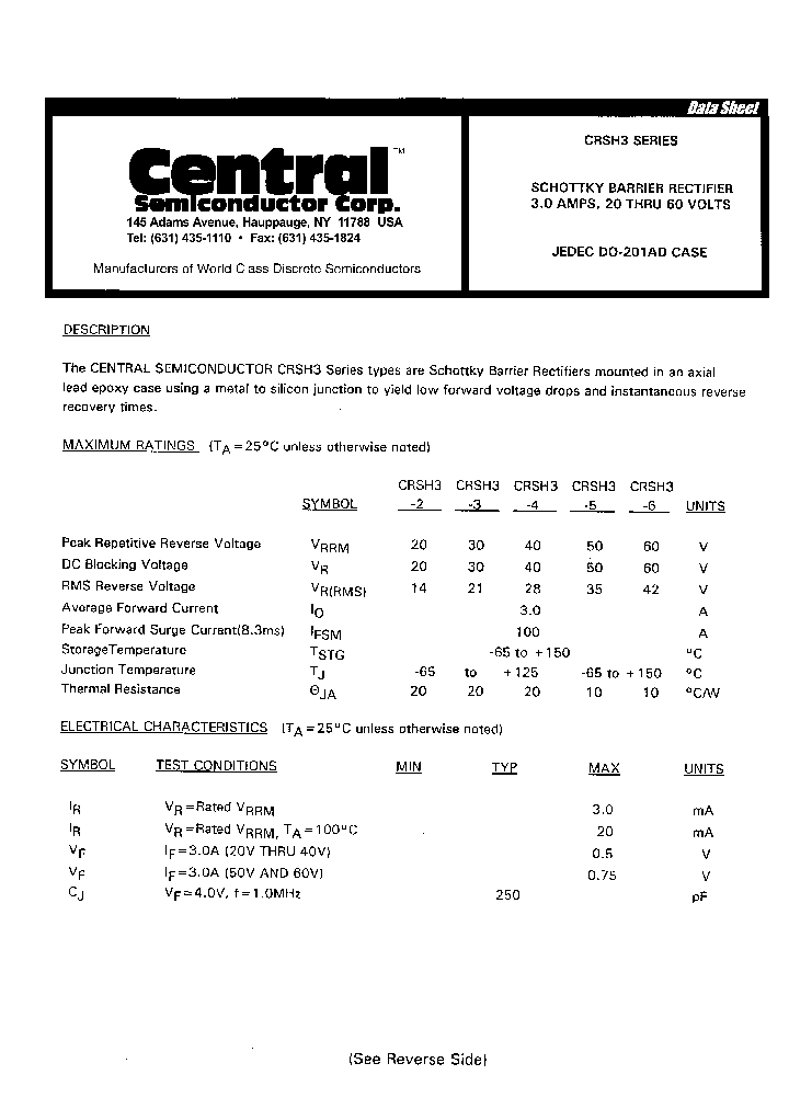 CRSH3-4_1059708.PDF Datasheet
