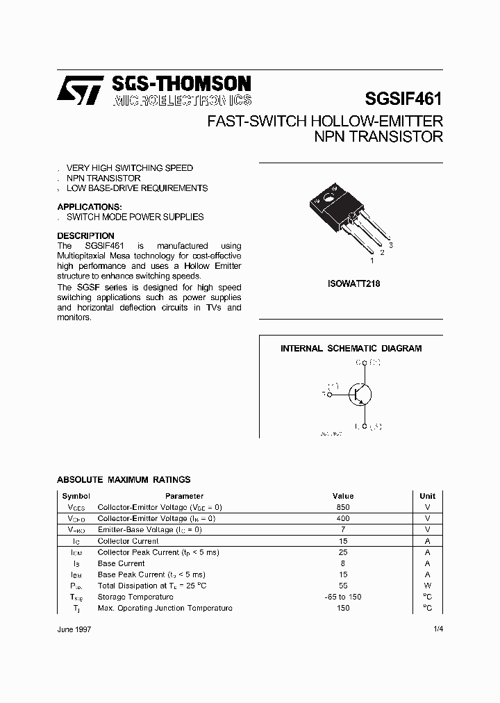 SGSIF461_1061670.PDF Datasheet