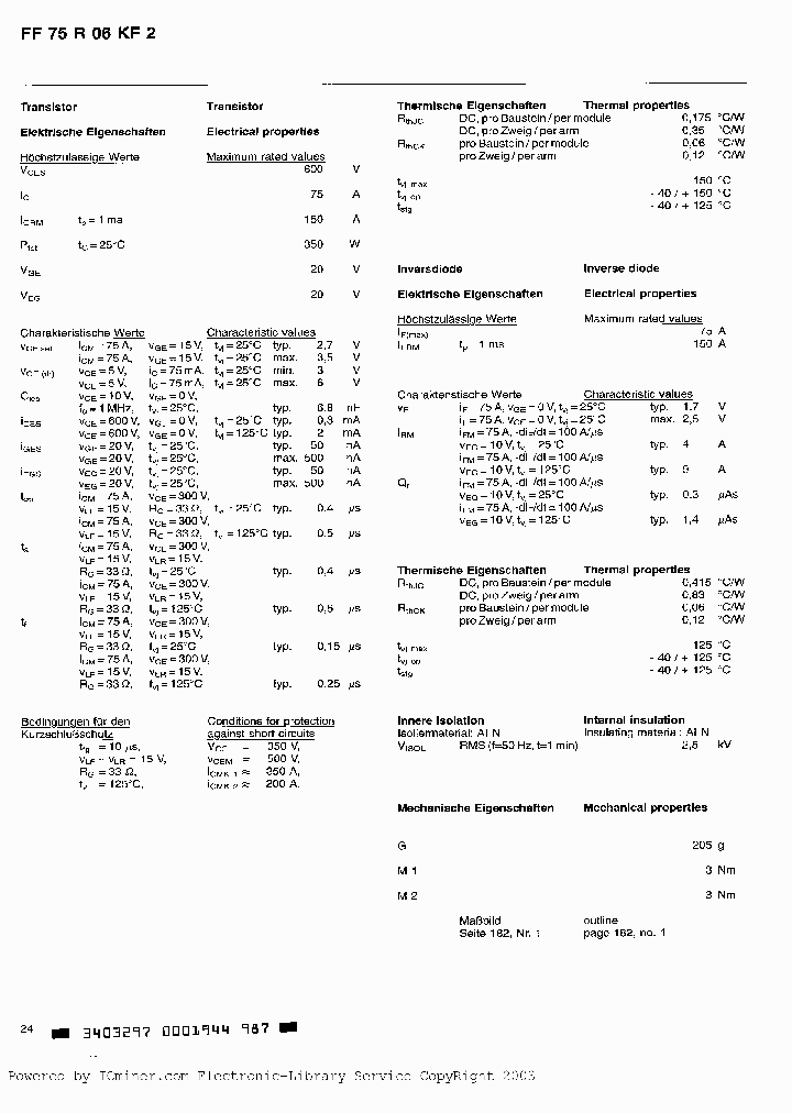 FF75R06KF2_1062541.PDF Datasheet