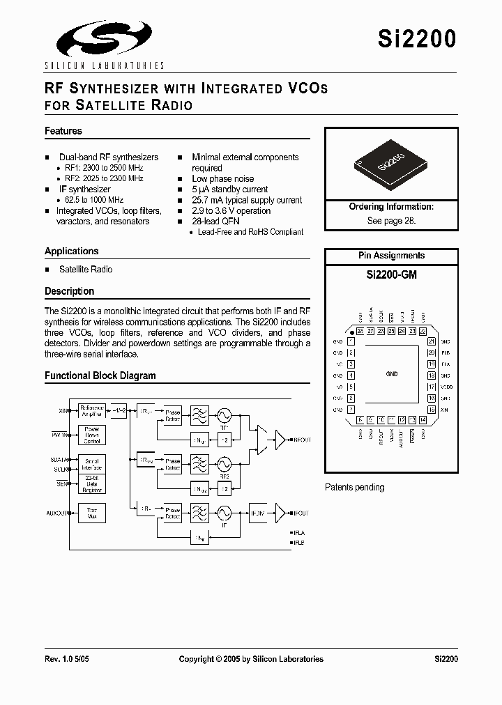 SI2200_1066269.PDF Datasheet