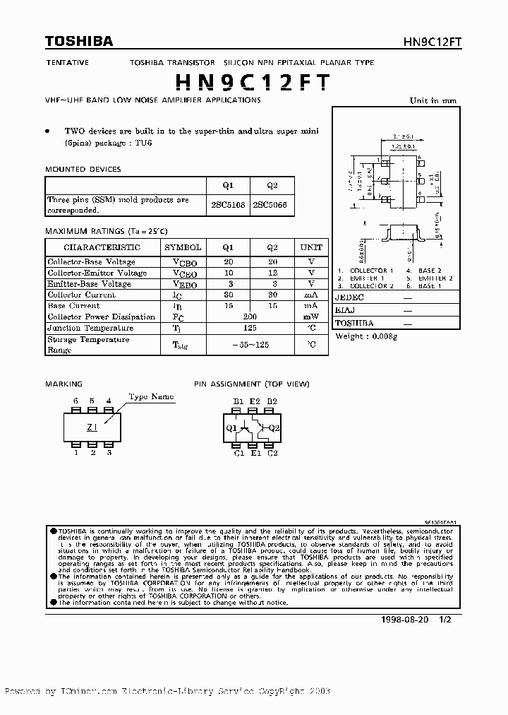 HN9C12FT_1062008.PDF Datasheet