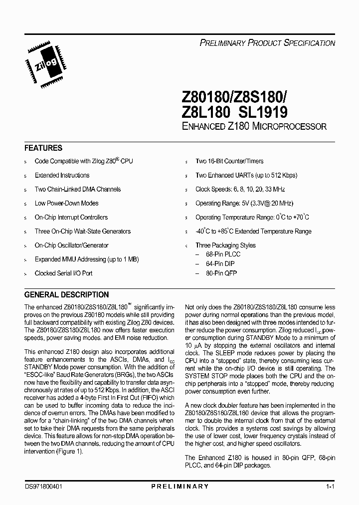 Z8S18033VEC_1068404.PDF Datasheet