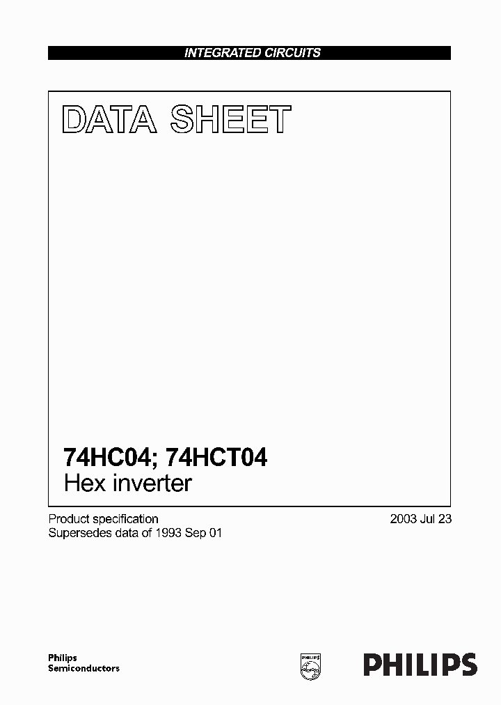 74HC04D_1071329.PDF Datasheet