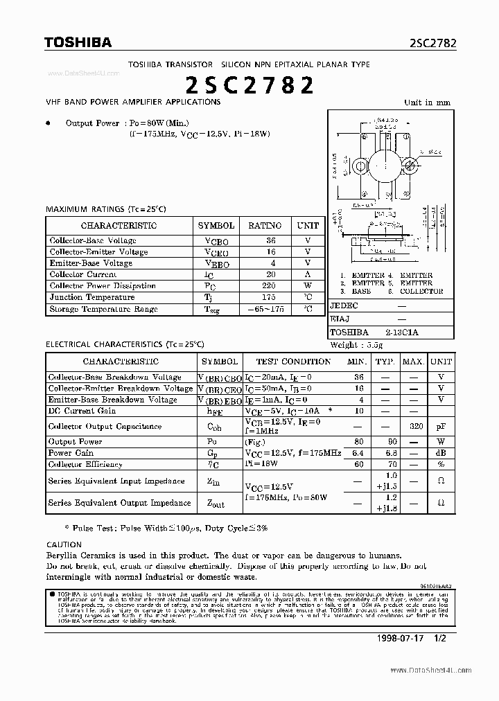 C2782_1650985.PDF Datasheet