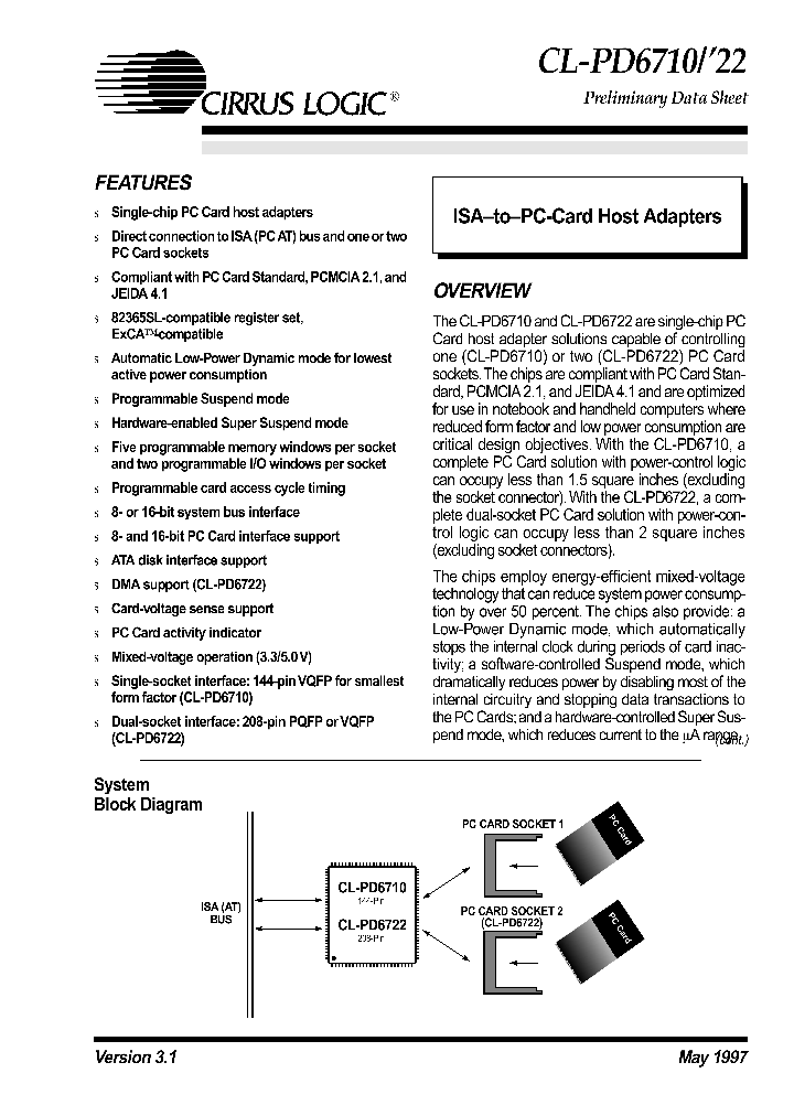 CL-PD6722_1073219.PDF Datasheet