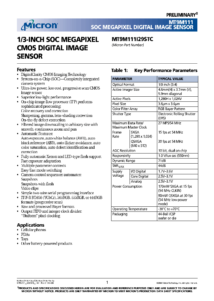 MT9M111_1074154.PDF Datasheet