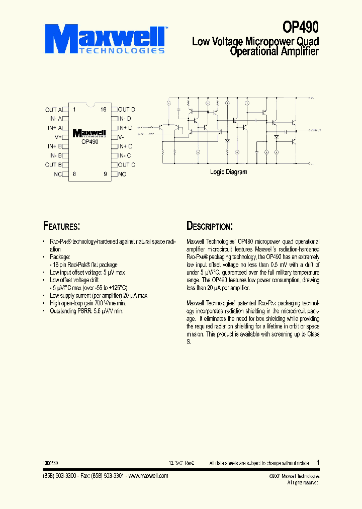 OP490_1073332.PDF Datasheet
