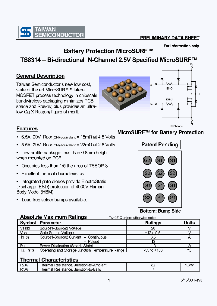 TS8314_1075022.PDF Datasheet
