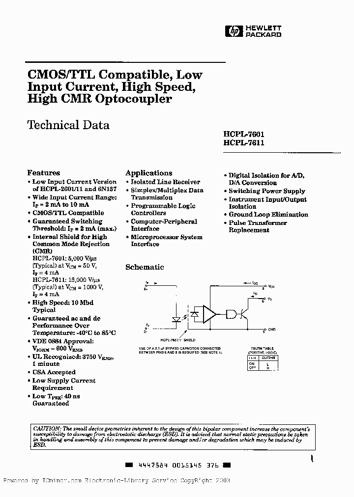 HCPL7601300_1070372.PDF Datasheet