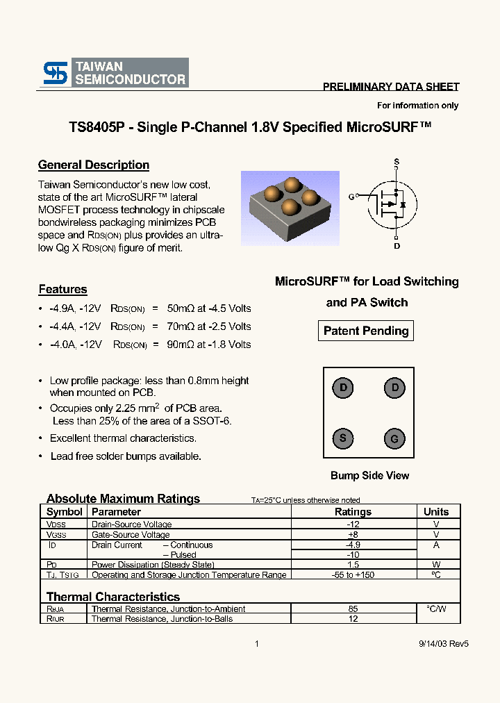 TS8405P_1075024.PDF Datasheet