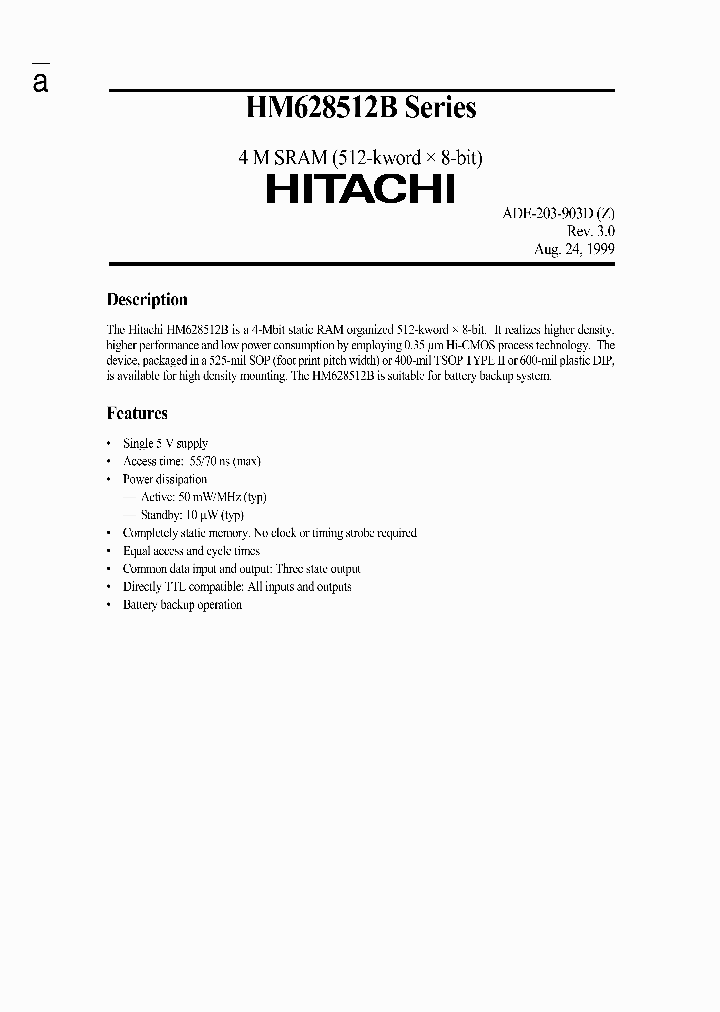 HM628512B_1070273.PDF Datasheet