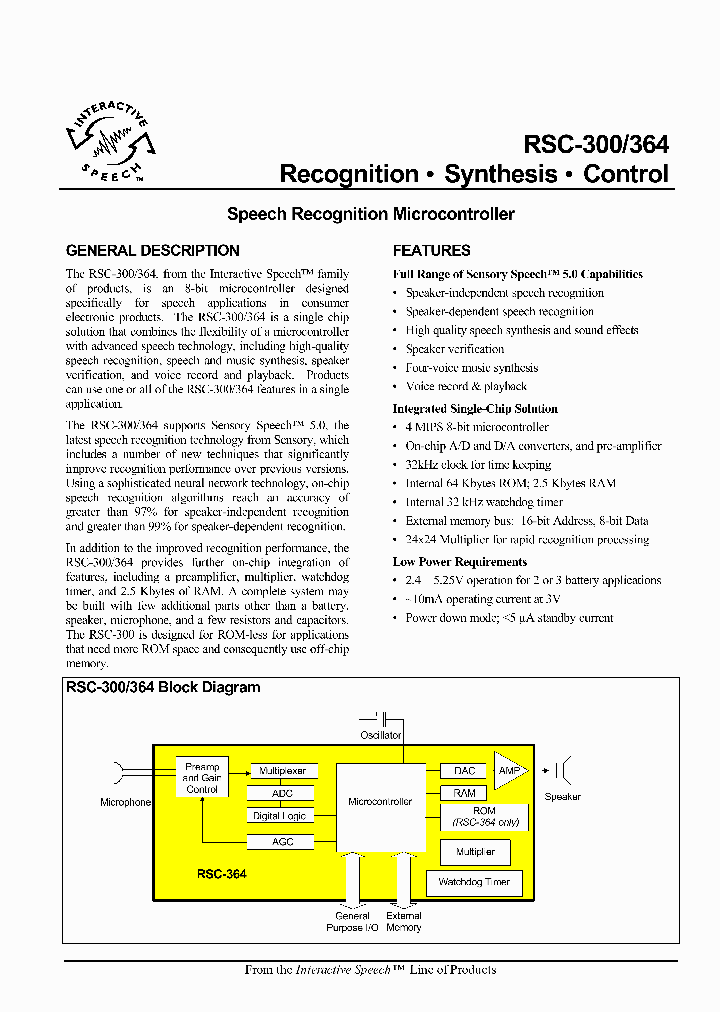 RSC-364_1080944.PDF Datasheet