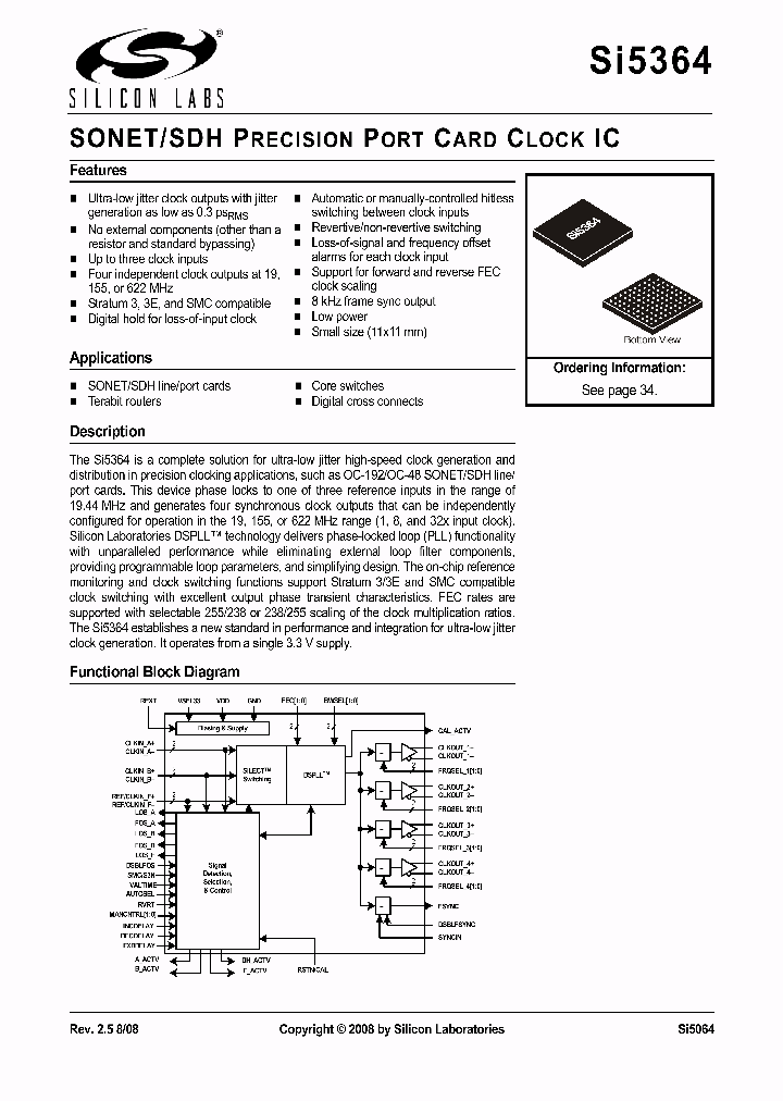 SI5364-EVB_1061571.PDF Datasheet