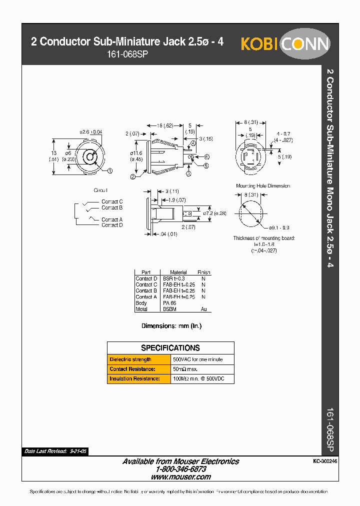 161-068SP_1085206.PDF Datasheet
