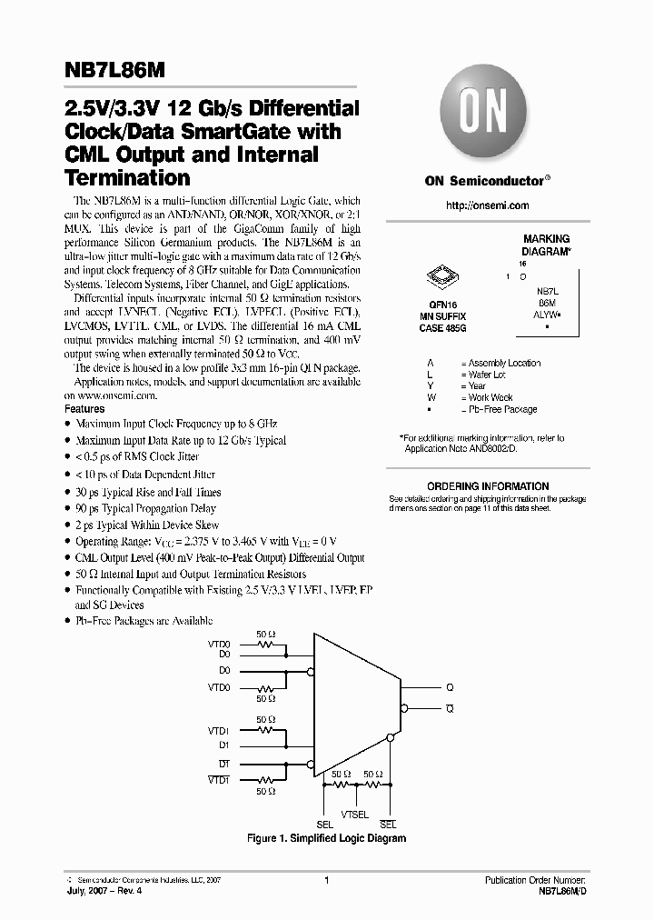 NB7L86M_1085008.PDF Datasheet