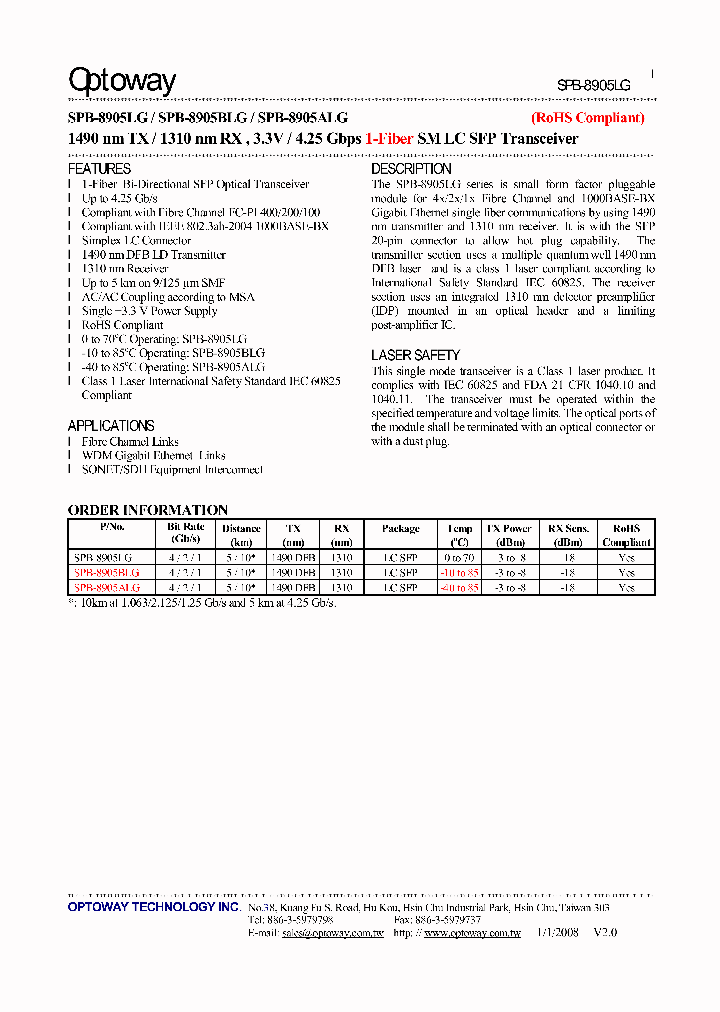 SPB-8905BLG_1661159.PDF Datasheet