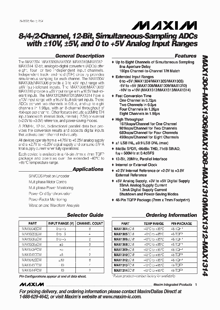 MAX1304_1084415.PDF Datasheet