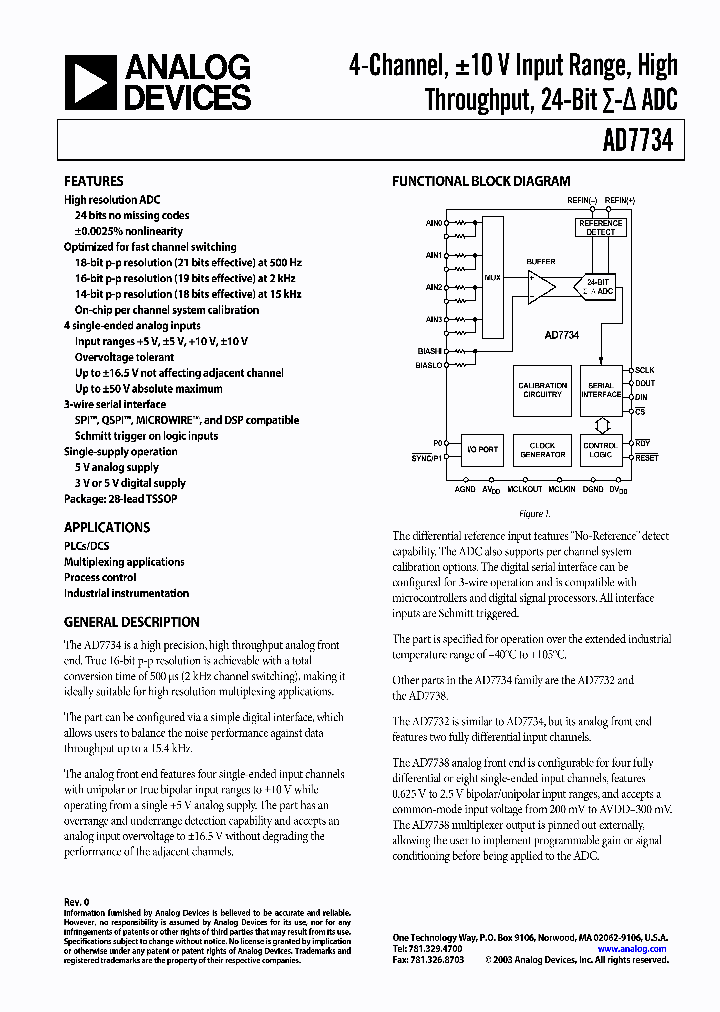 AD7734BRU_1090801.PDF Datasheet