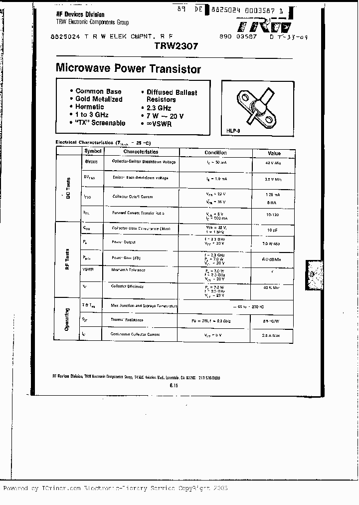 TRW2307_1092177.PDF Datasheet