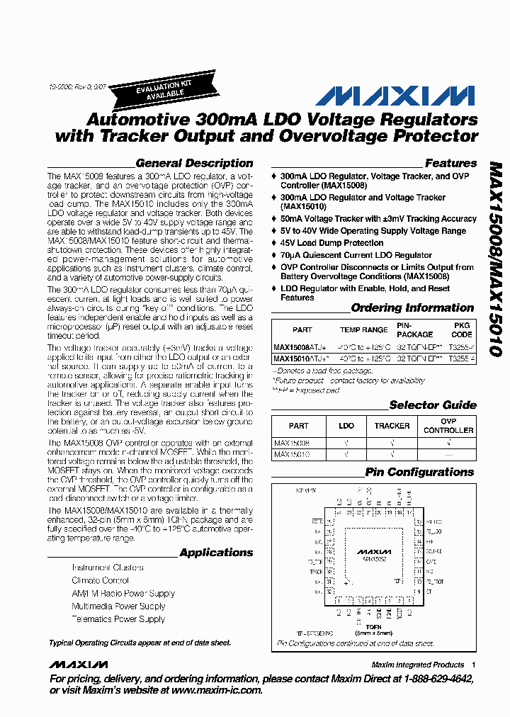 MAX15010_1092027.PDF Datasheet