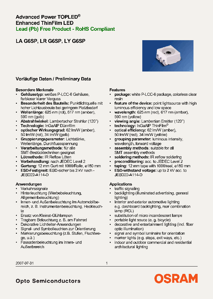 LAG6SP_1091617.PDF Datasheet