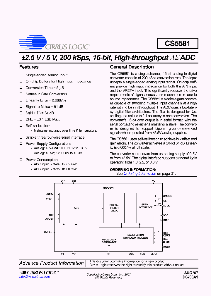 CS5581_1090794.PDF Datasheet