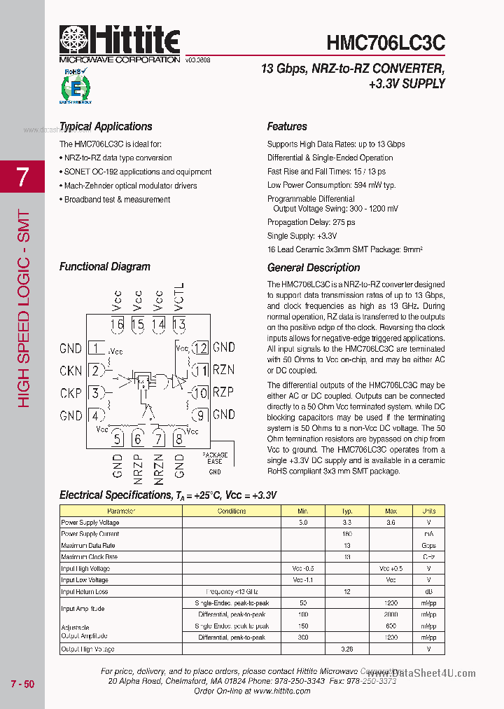 HMC706LC3C_1662550.PDF Datasheet