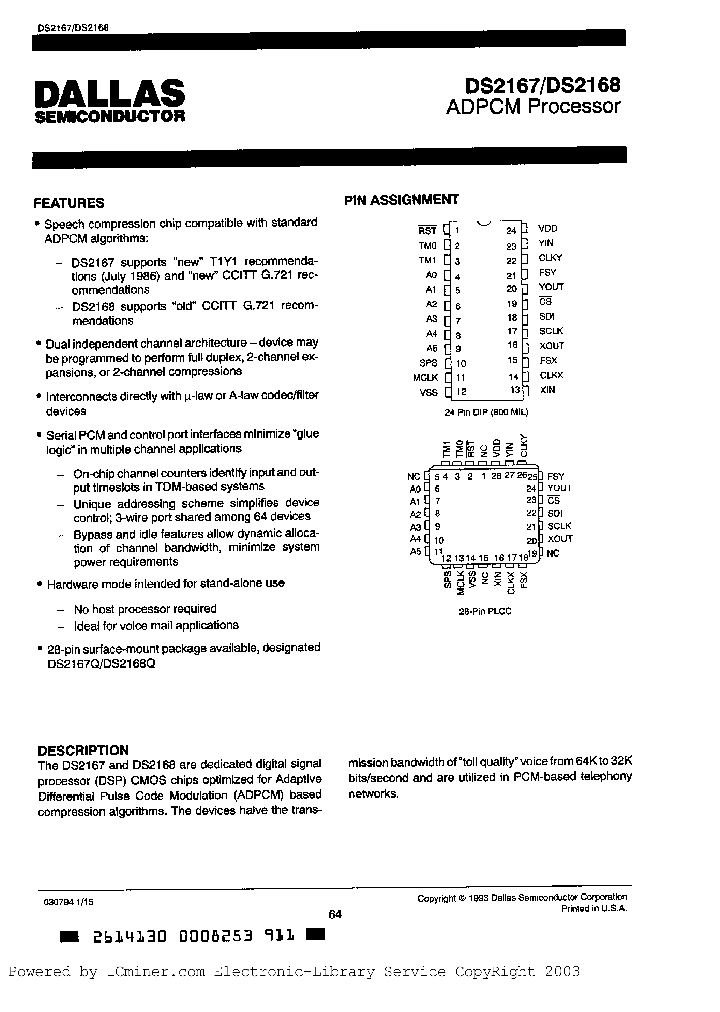 DS2167N_1092096.PDF Datasheet