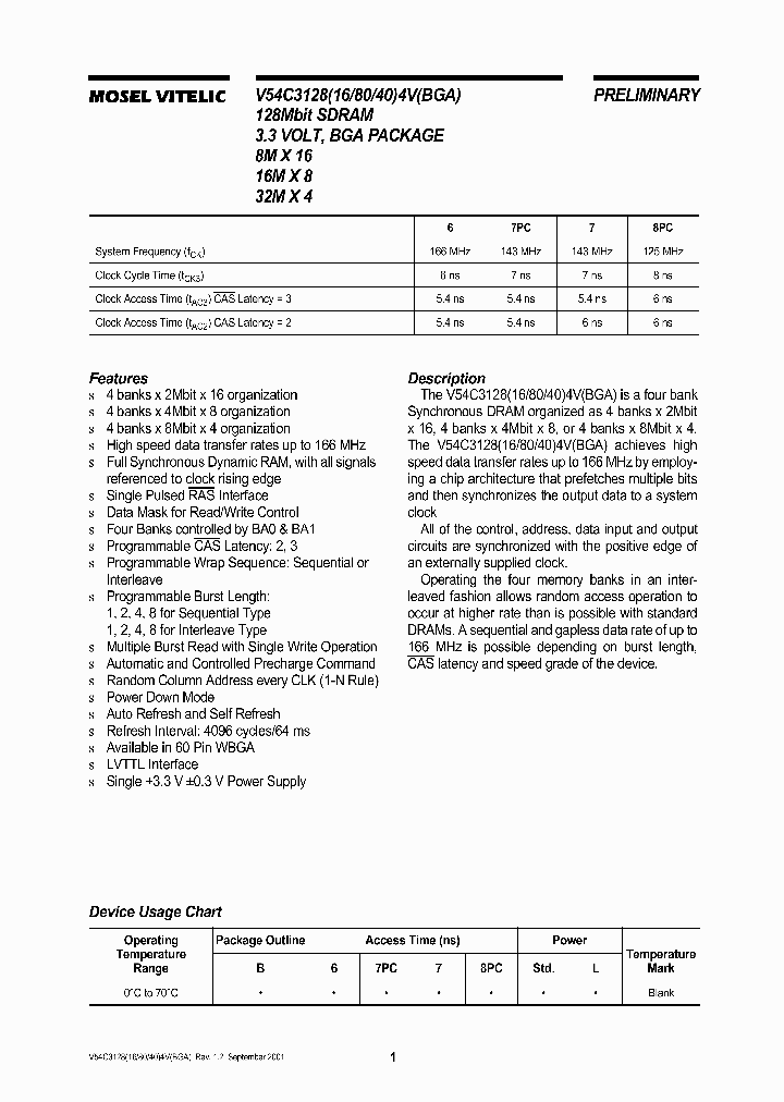 V54C3128_1097971.PDF Datasheet