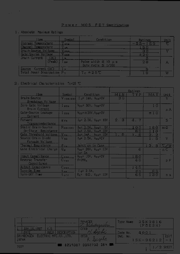 2SK2816_1097426.PDF Datasheet