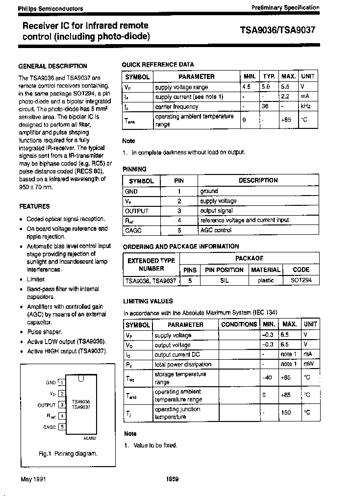 TSA9037_1093330.PDF Datasheet