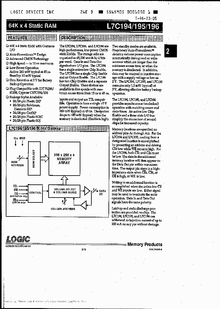L7C196PC-20_1098132.PDF Datasheet