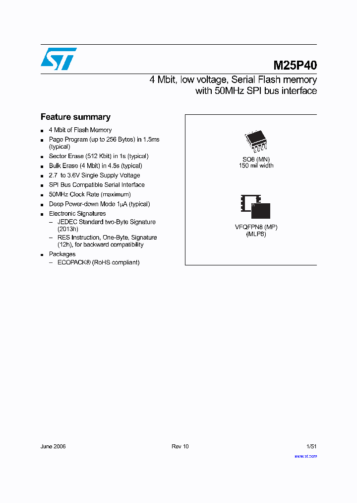 M25P40_1112763.PDF Datasheet