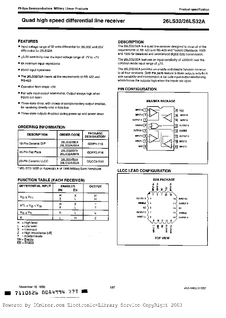 26LS32ABEA_1122713.PDF Datasheet