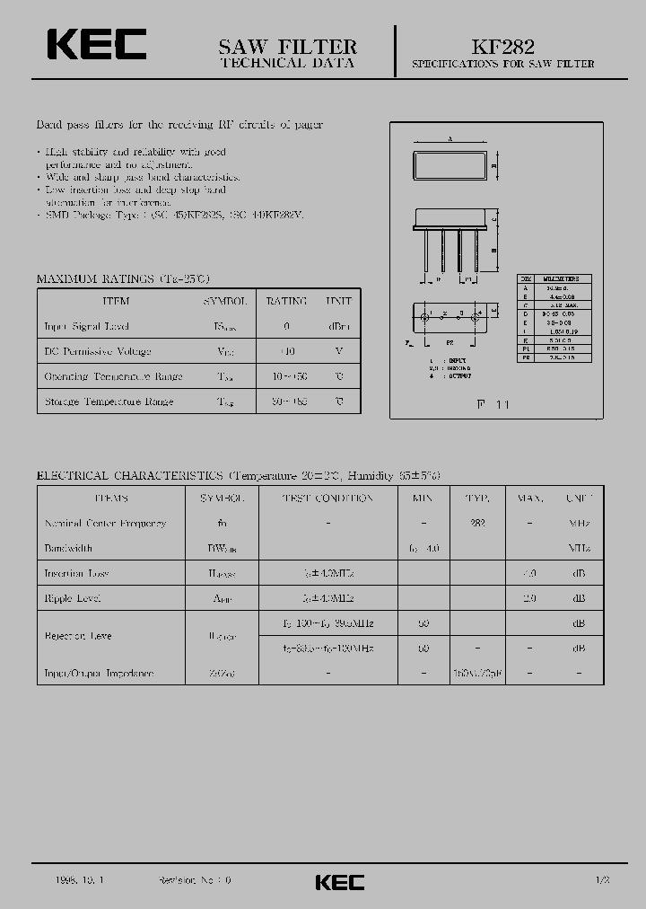 KF282_1120544.PDF Datasheet