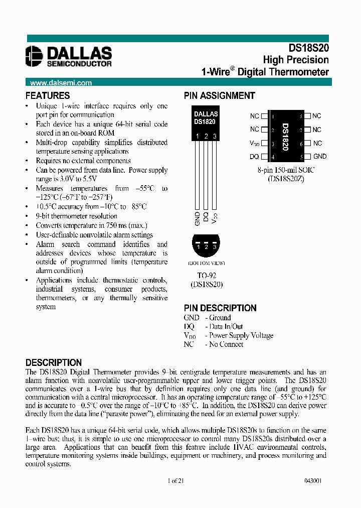DS1820S_1121042.PDF Datasheet