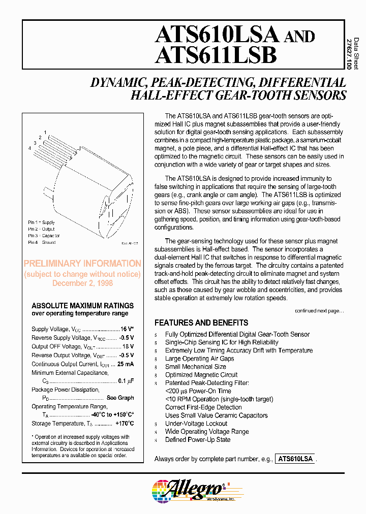 ATS611LSB_1116731.PDF Datasheet