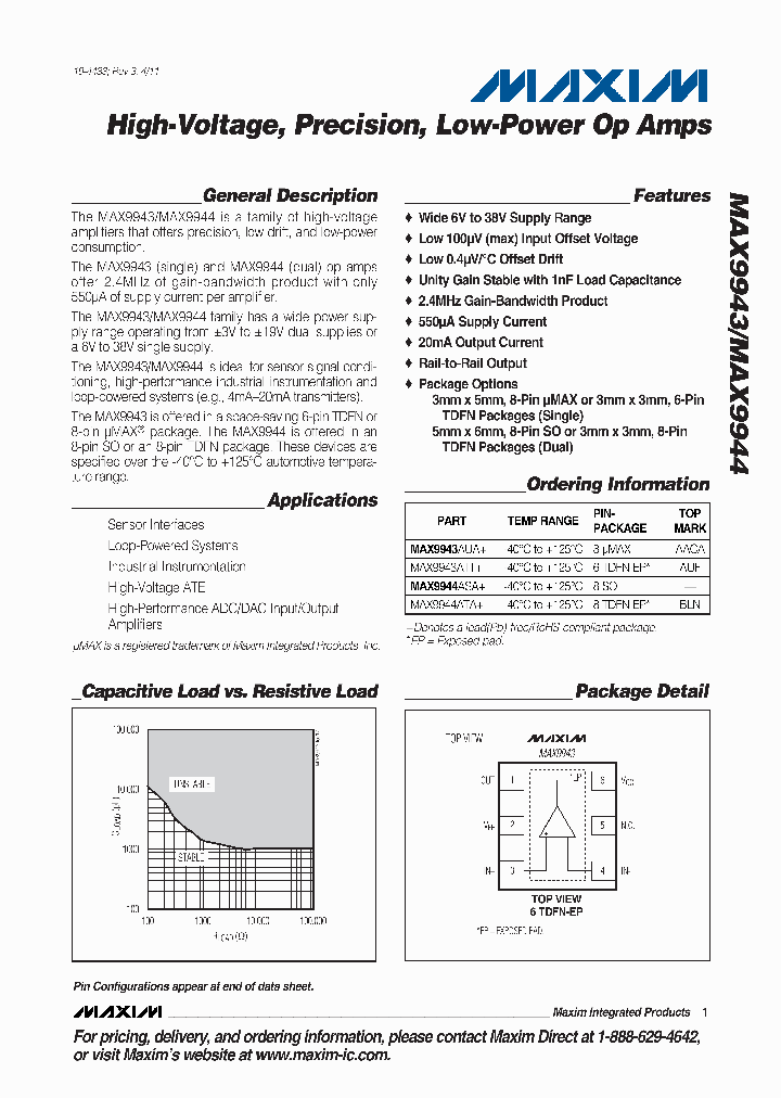 MAX9944ASA_1680507.PDF Datasheet