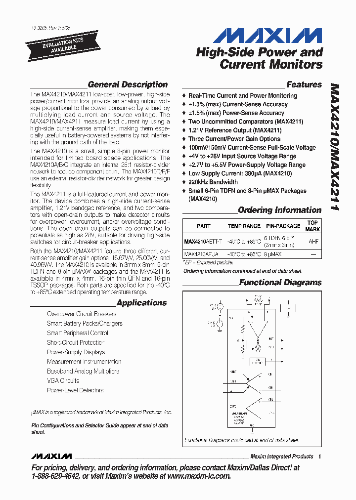 MAX4210EETTT_1134613.PDF Datasheet