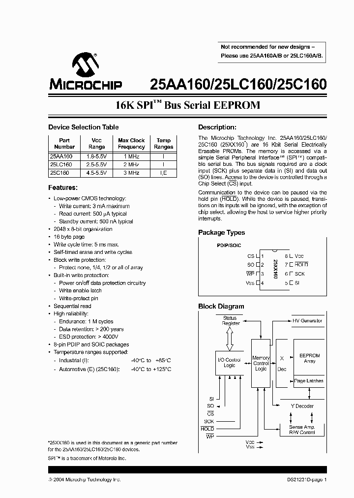 25AA160T-P_1138501.PDF Datasheet