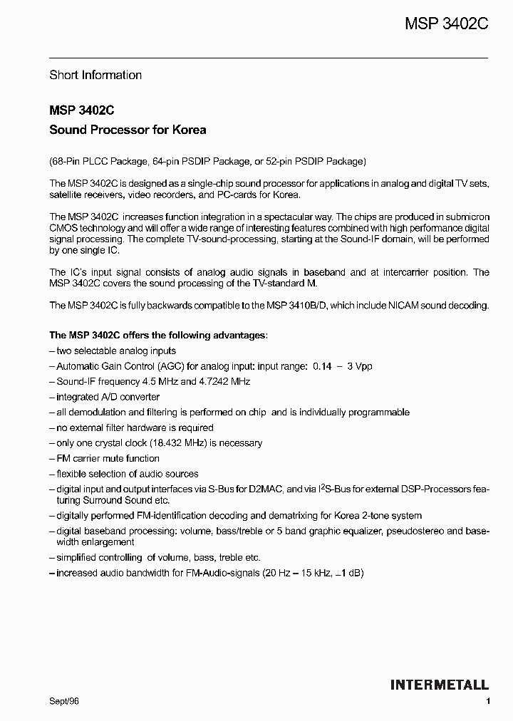 MSP3402C_1146426.PDF Datasheet