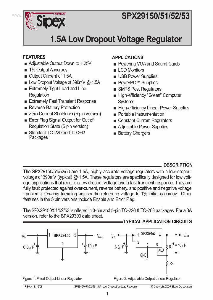 SPX29150_1675908.PDF Datasheet