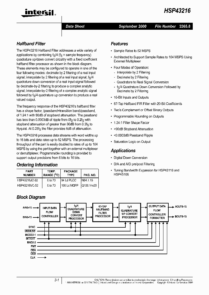 HSP43216_1686128.PDF Datasheet