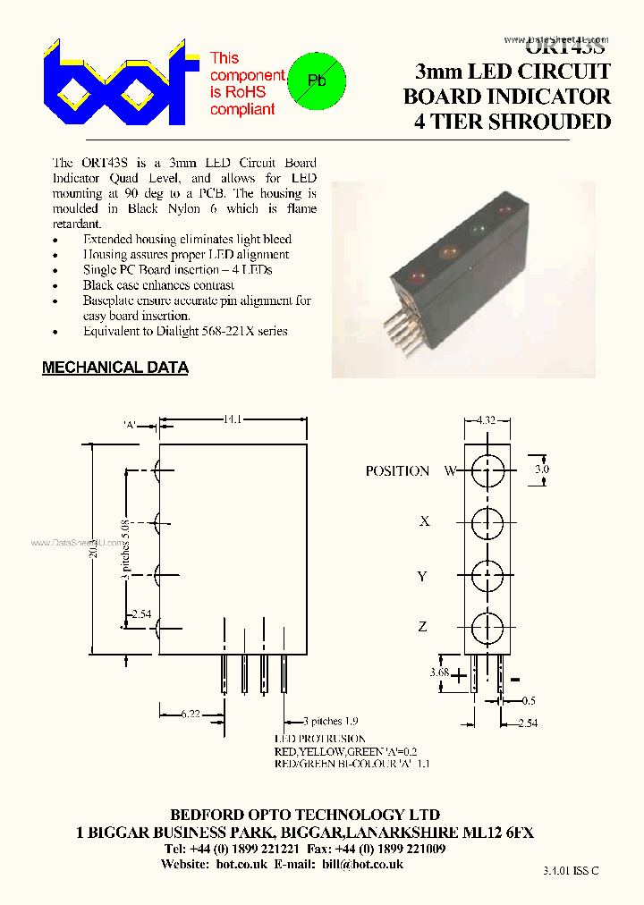ORT43S_1688656.PDF Datasheet